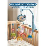 Ucuzuna Bak Işıklı Müzikli Bebek Dönencesi mavi