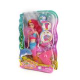 UDATOYS Kaibibi Bebek Deniz Kızı Işıklı Rengarenk Kailili Barbie Bebek