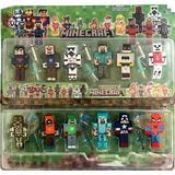 UDATOYS Minecraft Örümcek Adam Paw Patrol 12LI Karakter Oyuncak Kılıç Kazma Seti