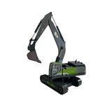 UDATOYS Paletli Ekskavatör Metal Kepçe İş Makinesi Dozer Sürtmeli Yeşil 40 Cm