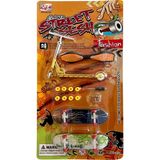 UDATOYS Parmak Kaykay Scooter Mini Finger Skateboard Tornavida Değişen Yedek Tekerlekli Set 10 cm - Bahar