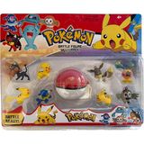 UDATOYS Pokemon Pikachu Poke Topu Diğer Pokemonlar Figür Seti 9lu - renkli