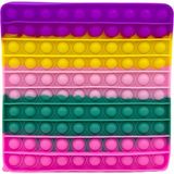 UDATOYS Popit Kare Pop It Stres Oyuncağı 20X20 cm 1 Adet - renkli