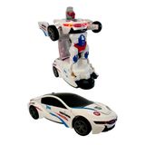 UDATOYS Robota Dönüşen Araba Bmw İ8 Otomobil Işıklı Müzikli Robot Araba