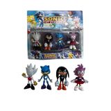 UDATOYS Sonic Silver Robot Sonik Shadow Amy Rose Karakter Seti 4 lü