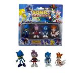 UDATOYS Sonic Tails Metal Sonik Amy Rose Oyuncak Karakter Seti 4lü