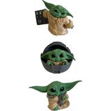 UDATOYS Star Wars Baby Yoda Grogu Yıldız Savaşları Figür Oyuncak Seti 3'lü - Çok Renkli