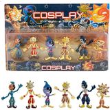UDATOYS Sundrop Moondrop Freddy Cosplay Five Nights At Freddys Karakter Oyuncak Seti - Pastel Renkli