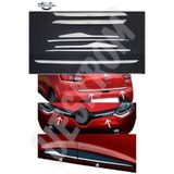 ueskrom Renault Clio 4 HB uyumlu Yan Kapı Çıtası + Ön Panjur + Bagaj alt Çıtası