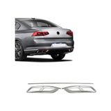 Ueskrom Vw Passat B8.5 Krom Egzoz Görünümü Difüzör 3 Prç. 2019 P.çelik