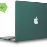 UESWILL Pürüzsüz Dokunuşlu Mat Sert Kabuk Kılıf Kapak 2010-2017 MacBook Air 13" (Model: A1466 / A1369) + Mikrofiber Kumaş, Tavus Kuşu Yeşili