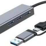 Uet01 10-100-1000 Usb - Type C 3 Port Usb 3.0 Çoklayıcı Gigabit Ethernet Çevirici