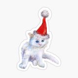 Ufak Bebek Kedi Araba Oto Sticker Etiket Renkli A9