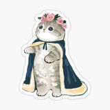 Ufak Bebek Kedi Araba Oto Sticker Etiket Renkli C2
