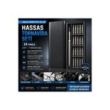 Ufak Tefek Şeyler 24 Parça Manyetik Hassas Tornavida Seti - Alüminyum Kutulu Telefon, Saat, Gözlük Tamir Takımı