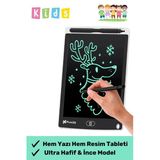 Ufak Tefek Şeyler Dijital Kalemli Yazı Tahtası Resim Not Çizimler Hafif İnce Tasarımlı-Lcd 8.5 Inç