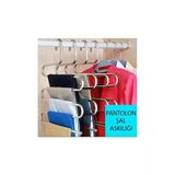 Ufak Tefek Şeyler Ithal Dolap Içi 5 Katlı Pantolon Eşarp Şal Askısı Akıllı Askı Ith-0097