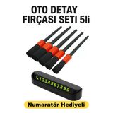 Ufak Tefek Şeyler Volkswagen Jetta 1.4 Tsı Bmt 125 Hıghlıne Oto Detay Fırçası Seti 5 'Li - Numaratör Hediyeli