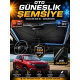 Ufak Tefek Şeyler Volkswagen Passat 2.0 Tdı Bmt 177 Hıghlıne Dsgaraca Uygun Araç Ön Cam Güneşliği Katlanabilir Şemsiye Perde Oto Güneşlik - 140x80
