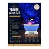 Ufak Tefek Şeyler Yıldızlı Gökyüzü Projeksiyon Lambası Renk Modlu Gece Lambası Çocuk Odası Uyku Lambası