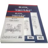Ufen 3 Boy Sketchbook Eskiz Defteri 50'şer Yaprak - A5 148 x 210 mm + A4 210 x 297 mm + A3 297 x 420 mm