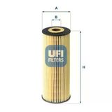 Ufı 25.162.00 Yağ Filtresi W202 9400 C208 97-00 W124 93-95 W163 9805 W140 93-97 So-803