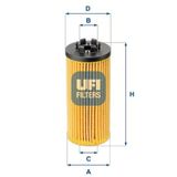 Ufı 25.211.00 Yağ Filtresi Bmw B37 B38 B47 B48 F40 F45 F46 F48 F39 Mini F54 F55 F56 F60 8593186