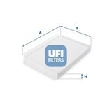 Ufı 53.152.00 Polen Filtresi Accent Era 2006- I20 2015- I30 2007- Elantra 2011- Ceed 2006- 087902L000a