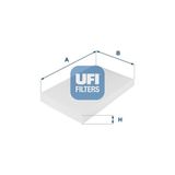 Ufi Depomix Polen Filtresi C2 03 C3 02 C4 04 P307 00 P308 07 1.4-1.4 16V-1.6 16V-1.6HDI-2.0HDI - Çok Renkli