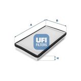 Ufi Depomix x Polen Filtresi P406 1.6-1.8-2.0-2.2 16V - Çok Renkli