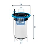 Ufi Depomix Yakit Filtresi Doblo-Egea-Combo D 1.3-1.6-2.0 Mjtd 16V-500 1.3 16V Mjtd 2012 - Oe