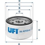 Ufi Dpmix-Hb Yag Filtresi Renault Clio I-Ii-Iii. R9. R19. Kango 97-. Megane I-Ii. Modus 05-. Duster 10- / Niss An Micra K12 03-10 / Note E11 06-12 / Qashqai J10 07-13 Küçük Tip - Almera II Hatchback