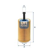 Ufi Filtre YAĞ FİLTRESİ PARTNER-BERLINGO 1996 -P106 1997 -P206 1998 -P306 1993-2001 -P307- C3 2002 1.4-1.6 165 1109 AN 1109 R6 1109 R7