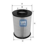Ufi Focus II III 04 11= Cmax 1.6 TDCI 1.8 TDCI 2.0 TDCI 07 11= Volvo S40 C30 V40 V50 04 Hava Filtresi