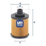 Ufı Yağ Filtre Corsa Albea Fıorıno Doblo Grande Punto Lınea Idea Lınea Astra H Combo Corsa D 1.3 Oe