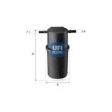 Ufi Yakıt Filtresi Vw Crafter 30-35 / 30-50 2.0 Tdı 11 >