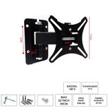 Ufix Hareketli Tek Kol 22 inç 55 cm LCD Askı Aparatı