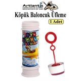 Üflemeli Köpük Baloncuk 1 Adet Bol Köpüklü Baloncuk Eğlencesi Rengarenk Çocuk Köpük Baloncuk Oyuncağı