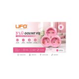 UFO 3’lü topraklı papatya Golyat fiş priz pembe
