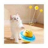 Ufo Şekilli Ördek Kedi Oyuncağı - Renkli