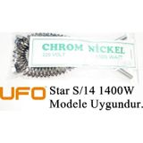Ufo Star S-14 1400w Uyumlu 1500w İnfrared Soba Isıtıcı Rezistans Teli Yatay