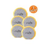 Ufs Domestic Patchwork Kuzu Postu Polisaj Keçesi 160mm Sarı [5 ADET]