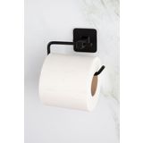 UG Home Kare Yapışkanlı Siyah Açık Tuvalet Kağıtlığı Wc Kağıtlık Tutucu