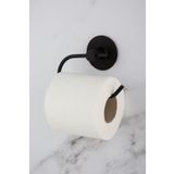 UG Home Siyah Yuvarlak Yapışkanlı Tuvalet Kağıtlığı Wc Kağıtlık Tutucu