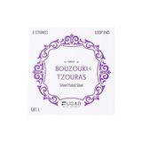 Ugar Gbt-l Yunan Buzuki Teli 6 Telli Silver Plated Steel