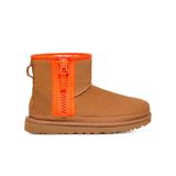 UGG Classic Mini Ugg Side Logo Kadın Kahverengi Bot - 1144034-CHE