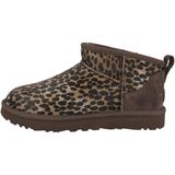 UGG Classic Ultra Mini Caspian 1158328-BCDR Leopar Desenli Kahverengi Kadın Bot