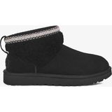 Ugg Classic Ultra Mini Maxi Curly Kadın Siyah Bot.blk