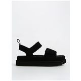 Ugg Deri Siyah Kadın Sandalet 1136783