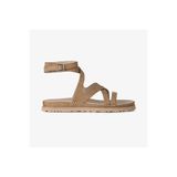 UGG Goldengaze Embossed Ankle Wrap Kadın Kahverengi Sandalet